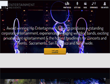 Tablet Screenshot of hipentertainment.com
